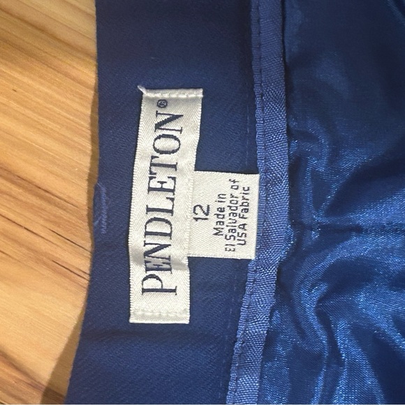 Pendleton Blue Straight Leg Pants - Picture 4 of 7